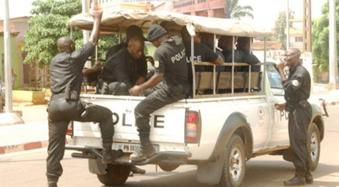 Des agents de police sur le terrain... Crédit: 24 Heures au Bénin