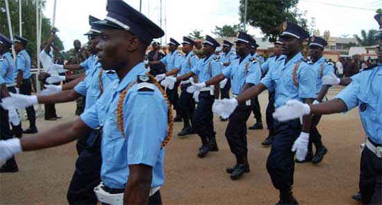 Quelques agents de police du Bénin; Crédit: La Nouvelle Tribune