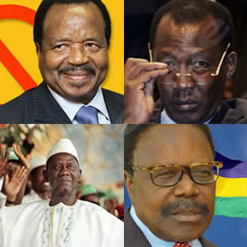 Quelques chefs d'Etat africains inscrits la liste des "Présidents et Malades"