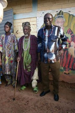 Abdoulaye Bio Tchané et le roi de Toui, Credit Photo: Abdoulaye Bio Tchané